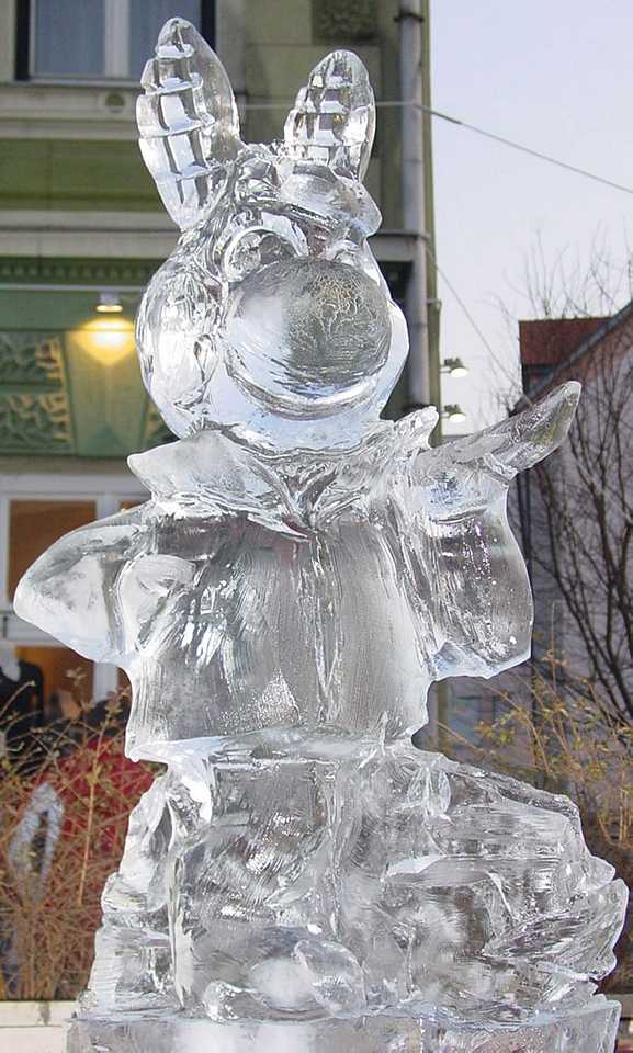 Jégszobrok gyerekeknek is!